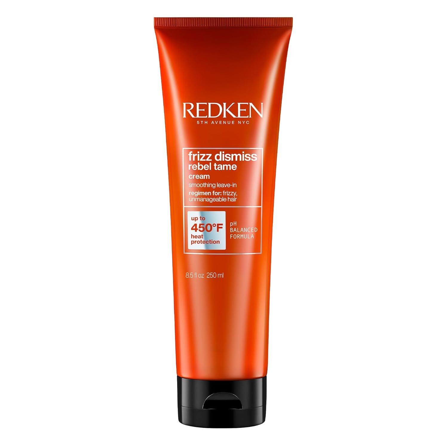Redken Frizz Dismiss Rebel Tame Heat Protective Leave-In Cream For Frizzy Hair – Protects Hair Against Frizz