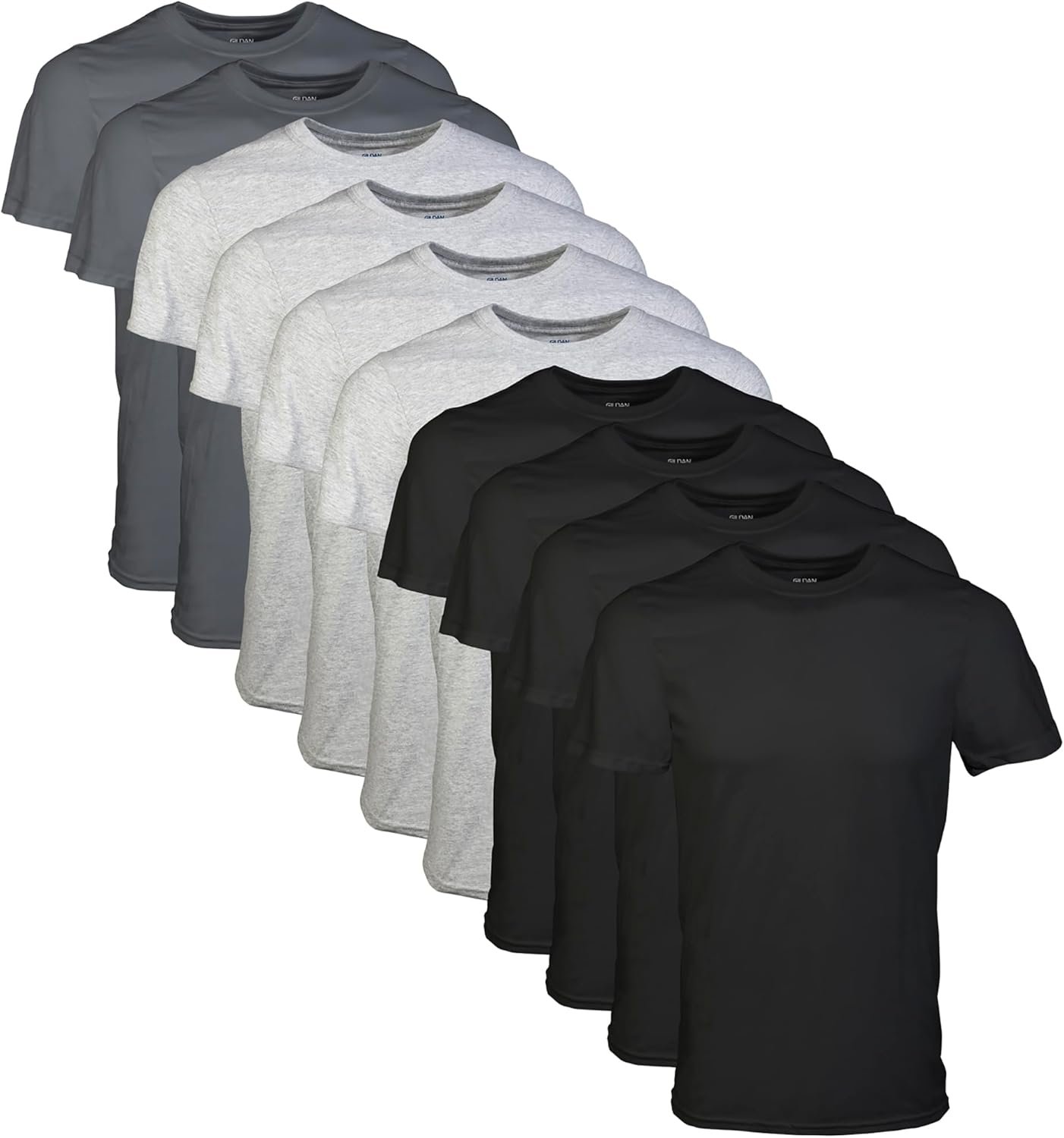 Gildan Mens Crew T-Shirts, Multipack, Style G1100
