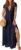 ANRABESS Women Summer Deep V Neck Short Sleeve Dresses Slit Elegant Wedding Guest Formal Cocktail Evening Maxi Long Dress