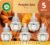 Air Wick Plug In Scented Oil Refill,Fall Scent, Fall Décor, Pumpkin Spice, 5 ct