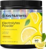 KEY NUTRIENTS Multivitamin Electrolytes Powder No Sugar – Refreshing Lemonade Electrolyte Powder – Sodium & Energy Supplement – Hydration Powder – No Calories – 90 Servings – Made in USA